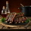 Costela na Pressão com Cerveja Preta