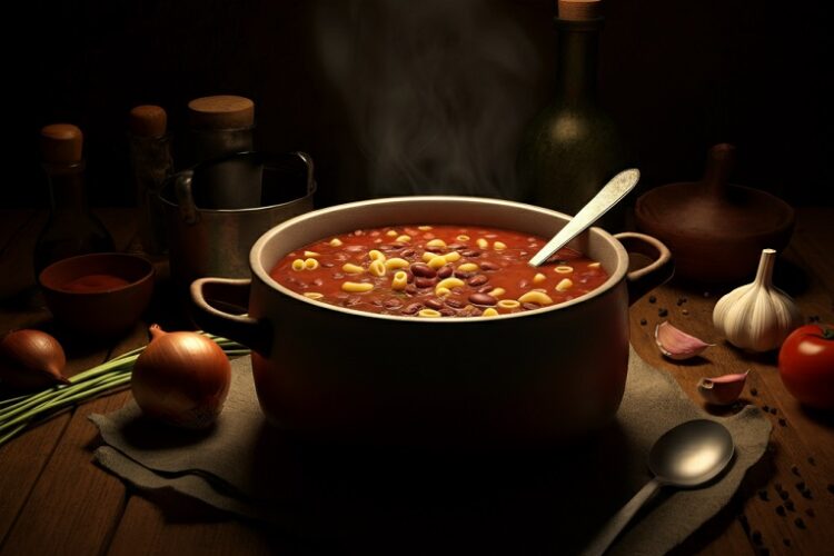 Sopa de Feijão com Macarrão